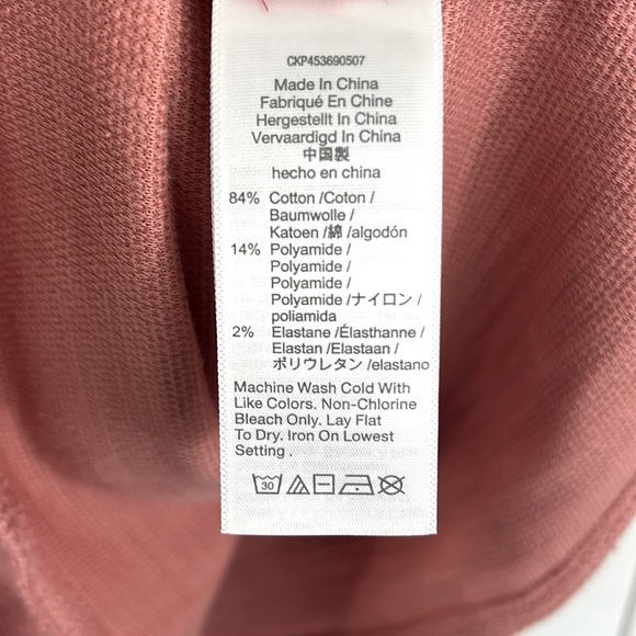 Madewell dusty rose textured top in Standard size Medium - Picture 5 of 5